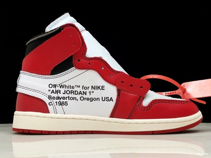 Cheap TBK Off-White 1 AA3834-101 Chicago Air Ten Jordan Retro The 0817